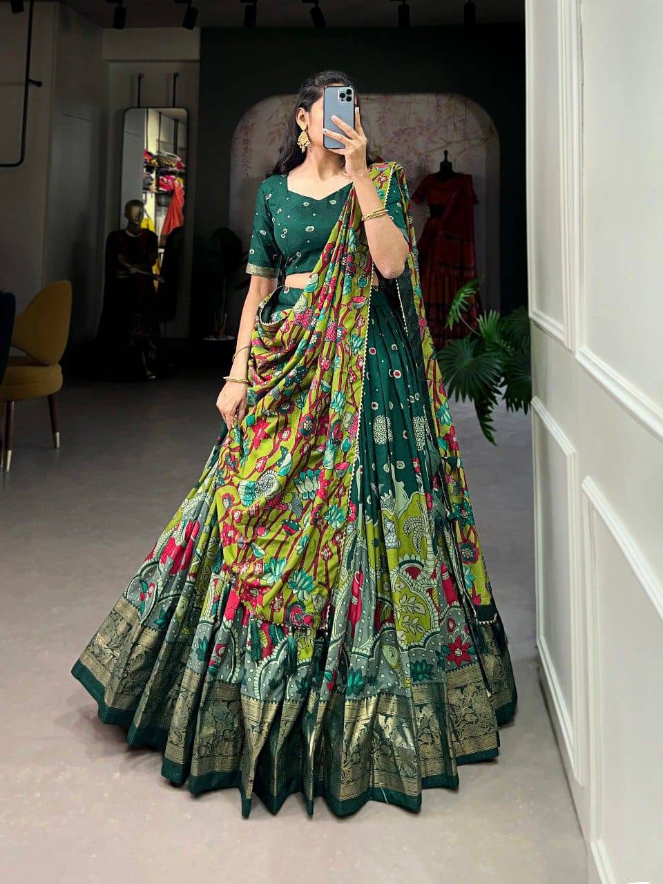Artriddhs Dola silk vol 47 Lehengha choli manufacturers in Bangalore